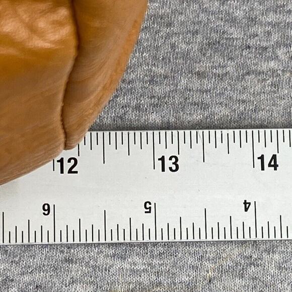 G.H. Bass Leather Purse Tan Brown Tote Bag Shoulder Bag Handbag Carryall - Picture 16 of 16